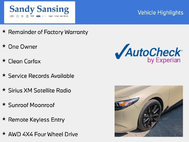 Used 2025 MAZDA MAZDA3 Carbon AWD/4WD image 7