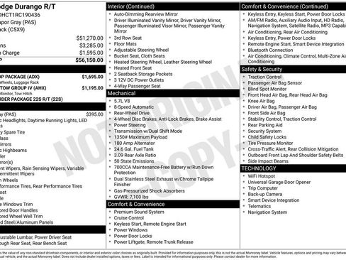 Used 2024 Dodge Durango R/T w/ Blacktop Package RWD image 15