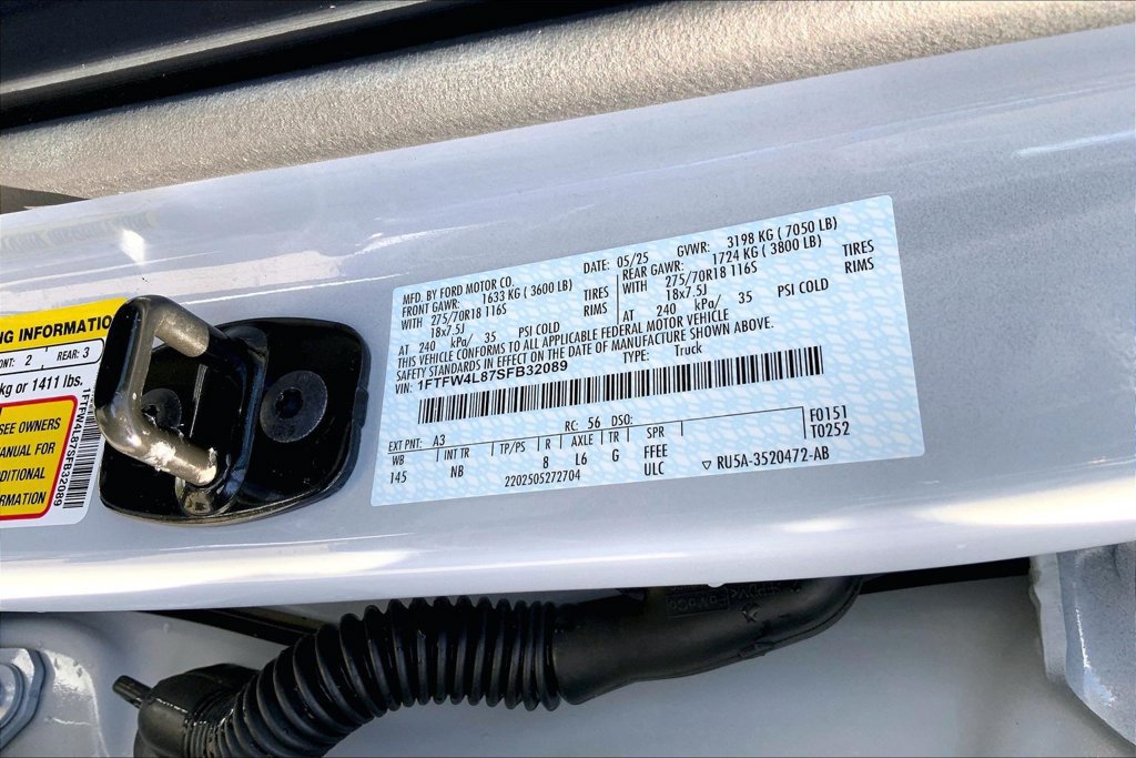 Used 2025 Ford F150 Tremor w/ Equipment Group 402A High AWD/4WD image 31