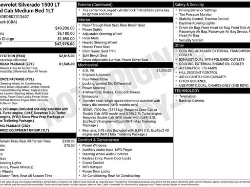 Used 2019 Chevrolet Silverado 1500 LT w/ All-Star Edition AWD/4WD image 41