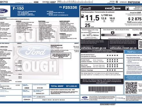 Used 2023 Ford F150 XLT w/ Equipment Group 302A High AWD/4WD image 11