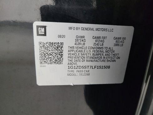 Used 2020 Chevrolet Malibu LT w/ Leather Package FWD image 33