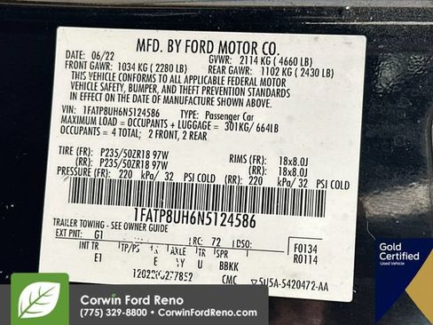 Certified 2022 Ford Mustang Premium RWD image 35