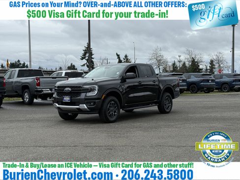 Used 2025 Ford Ranger XLT w/ Trailer Tow Package AWD/4WD image 43