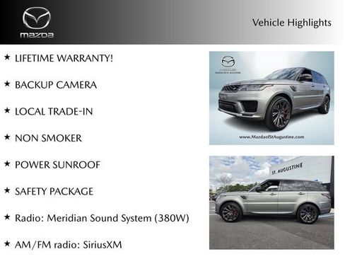 Used 2019 Land Rover Range Rover Sport Supercharged AWD/4WD image 2