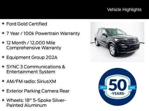 Certified 2024 Ford Explorer XLT w/ Equipment Group 202A AWD/4WD image 6