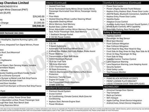 Certified 2022 Jeep Cherokee Limited image 33