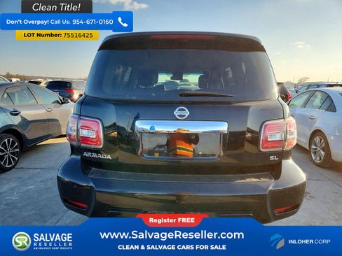 Used 2017 Nissan Armada SL w/ Interior Lighting Package AWD/4WD image 8