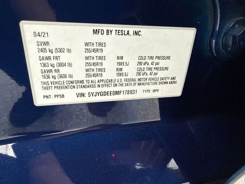 Used 2021 Tesla Model Y Long Range AWD/4WD image 52