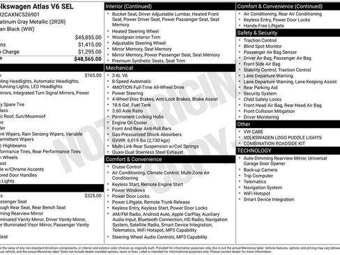 Used 2022 Volkswagen Atlas SEL AWD/4WD image 6