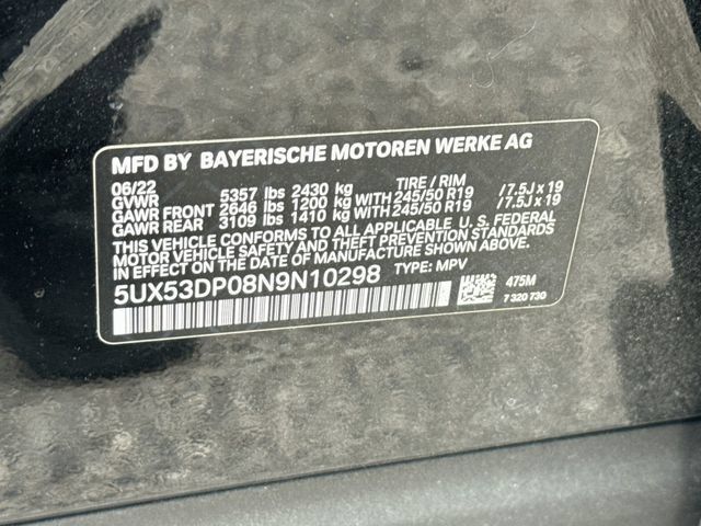 Used 2022 BMW X3 xDrive30i w/ Convenience Package AWD/4WD image 22