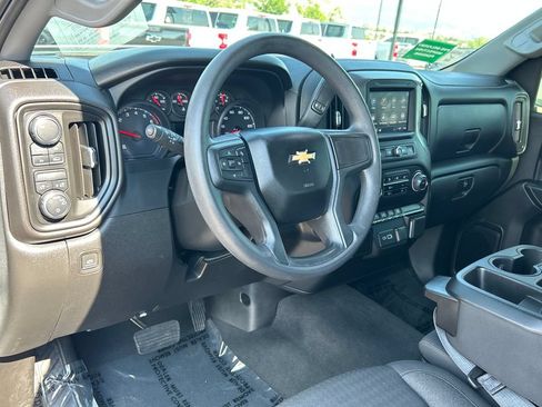 Used 2024 Chevrolet Silverado 1500 Custom w/ Turbomax Blackout Package AWD/4WD image 7