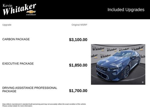 Used 2026 BMW M5 w/ Carbon Package AWD/4WD image 36