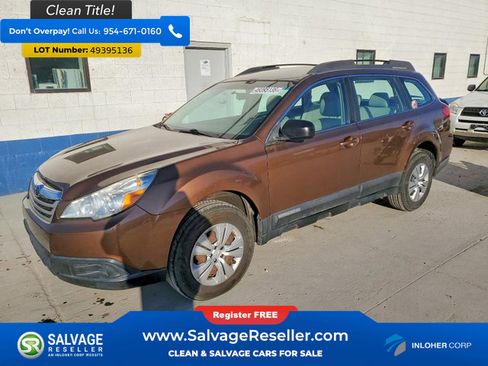 Used 2012 Subaru Outback 2.5i AWD/4WD image 1
