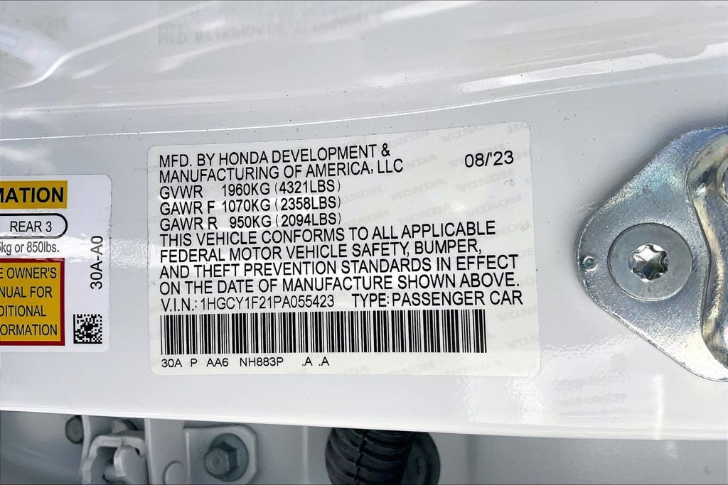 Certified 2023 Honda Accord LX image 18