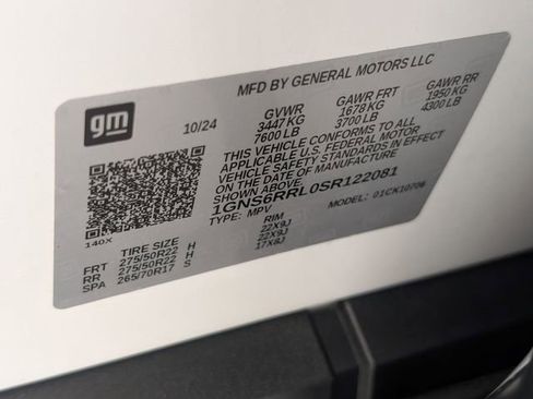 Used 2025 Chevrolet Tahoe RST w/ RST Capability Package image 41