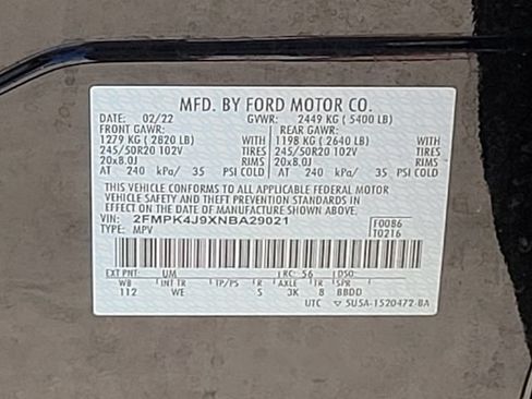 Certified 2022 Ford Edge ST-Line w/ Class II Trailer Tow Package AWD/4WD image 17