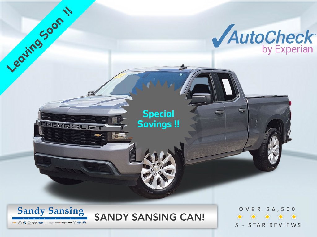 Used 2022 Chevrolet Silverado 1500 Custom RWD image 1