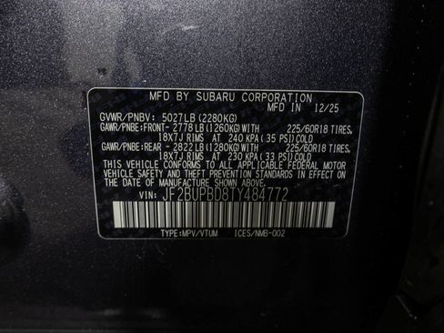 Used 2026 Subaru Outback Premium AWD/4WD image 55