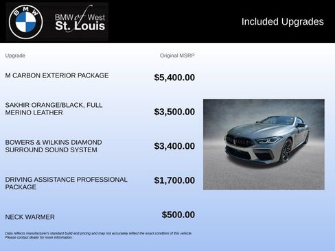 Used 2024 BMW M8 Competition w/ M Carbon Exterior Package AWD/4WD image 19