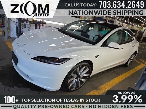 Used 2025 Tesla Model 3 Long Range AWD/4WD image 1