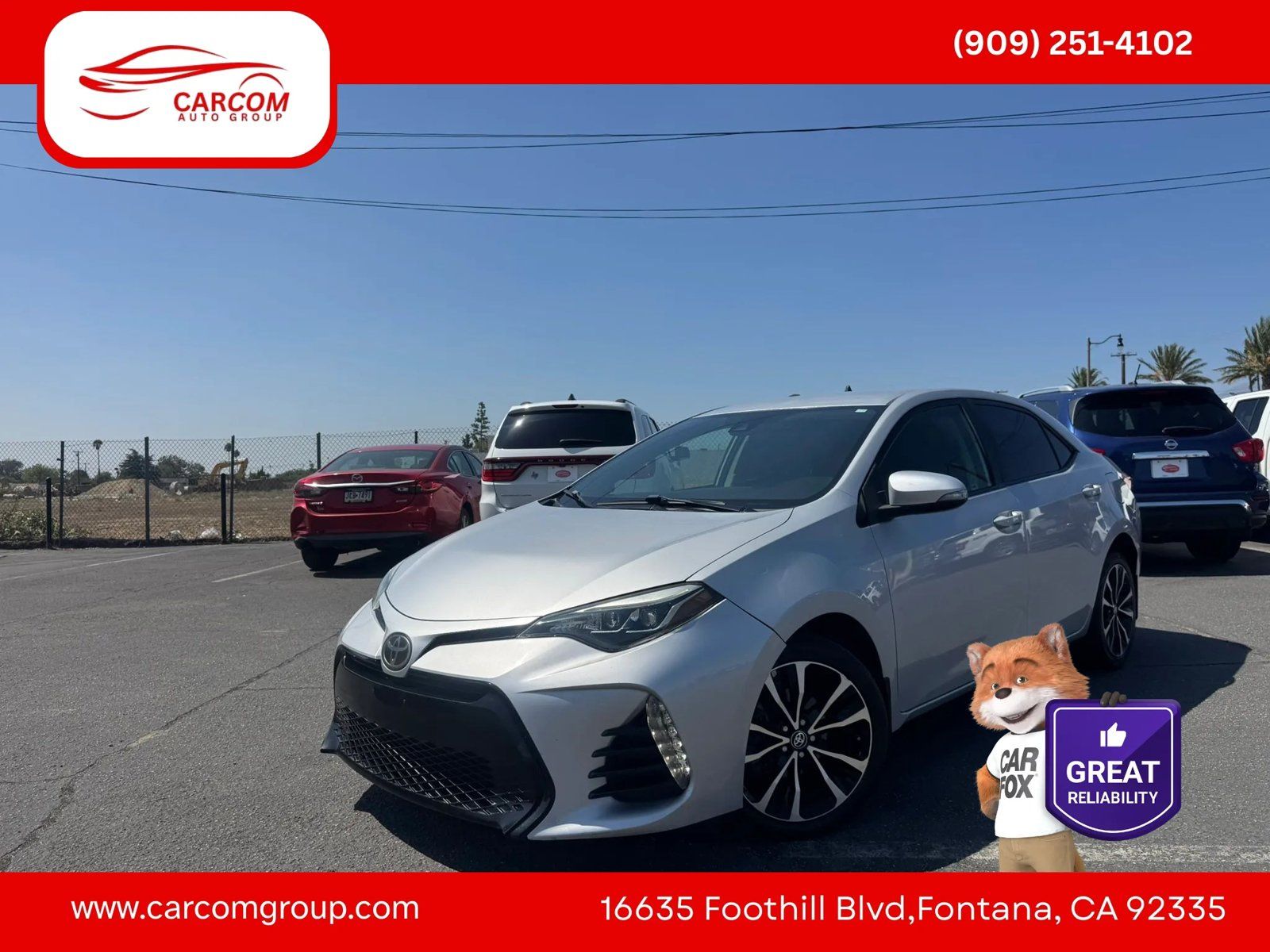 Used 2017 Toyota Corolla SE w/ Carpet Mat Package (TMS) FWD image 1