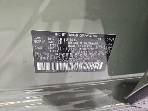 New 2026 Subaru Crosstrek 2.5i Wilderness AWD/4WD image 27