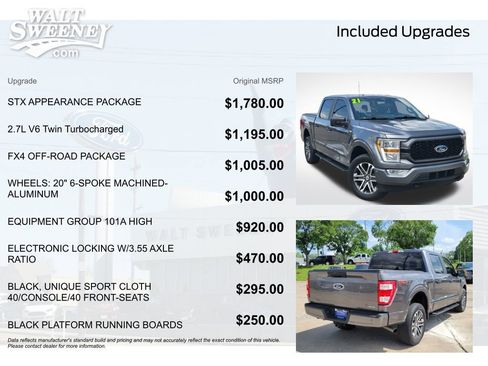 Certified 2021 Ford F150 XL w/ STX Appearance Package AWD/4WD image 11