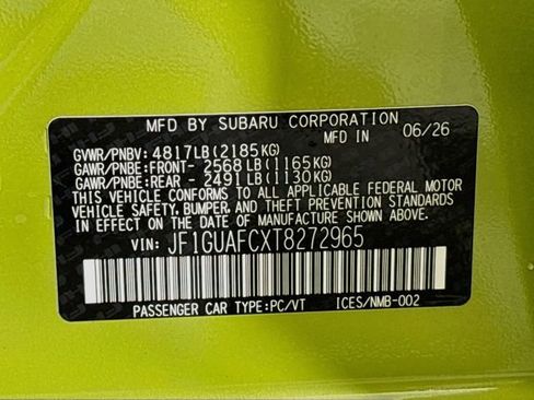 New 2026 Subaru Impreza 2.0i Sport AWD/4WD image 28