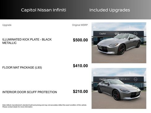 Certified 2023 Nissan Z Performance w/ Floor Mat Package (L93) image 8