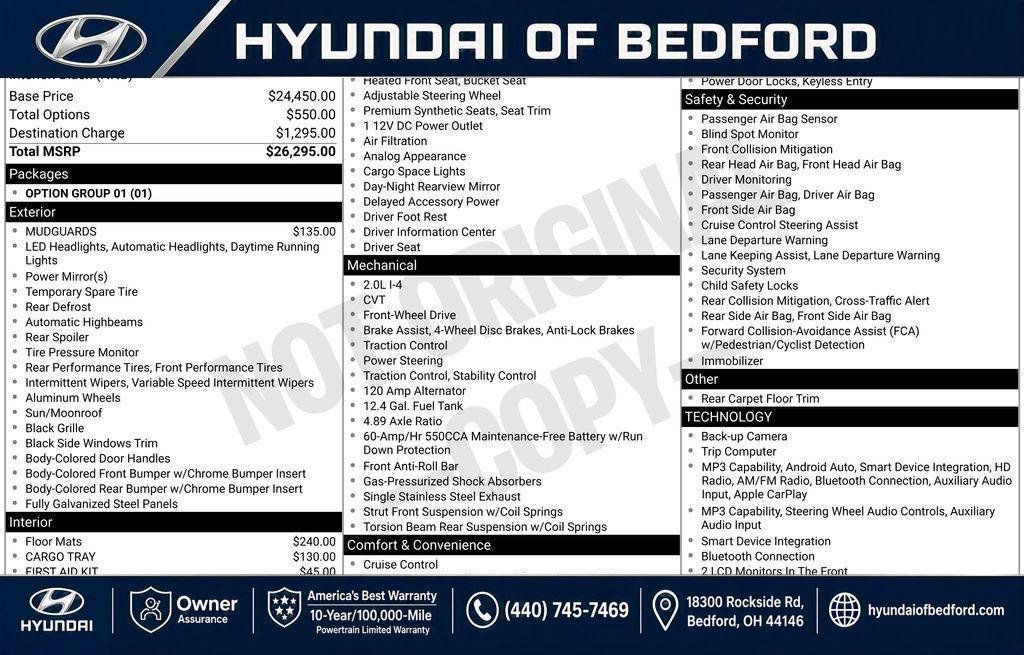 New 2026 Hyundai Elantra SEL Sport FWD image 36