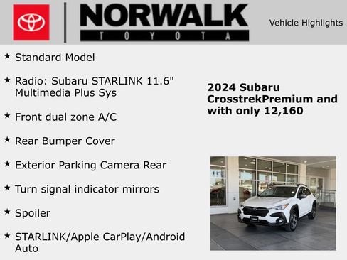 Used 2024 Subaru Crosstrek 2.0i Premium AWD/4WD image 10