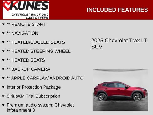 Used 2025 Chevrolet Trax LT w/ LT Convenience Package FWD image 2