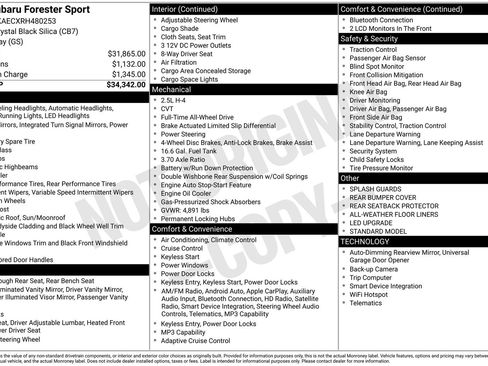 Certified 2024 Subaru Forester Sport AWD/4WD image 29