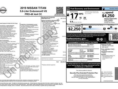 Used 2019 Nissan Titan PRO-4X w/ Pro-4x Convenience Package AWD/4WD image 26