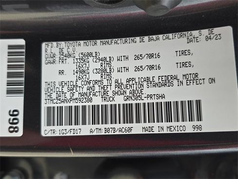 Used 2023 Toyota Tacoma TRD Off-Road image 37