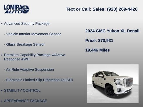 Used 2024 GMC Yukon XL Denali w/ Max Trailering Package AWD/4WD image 23