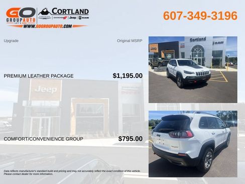 Used 2021 Jeep Cherokee Trailhawk w/ Premium Leather Package AWD/4WD image 5