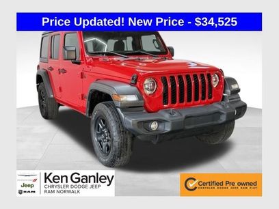 Certified 2024 Jeep Wrangler Unlimited Sport