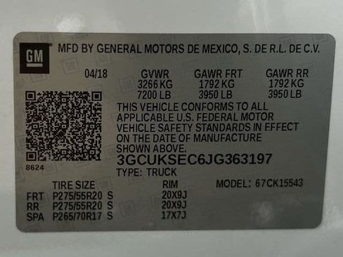Used 2018 Chevrolet Silverado 1500 LTZ Z71 w/ LTZ Plus Package AWD/4WD image 33