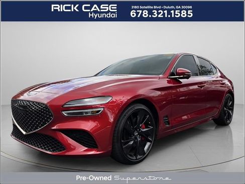 Used 2023 Genesis G70 3.3T w/ Sport Prestige Package RWD image 1