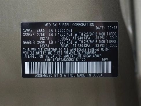 Used 2024 Subaru Outback Limited AWD/4WD image 32
