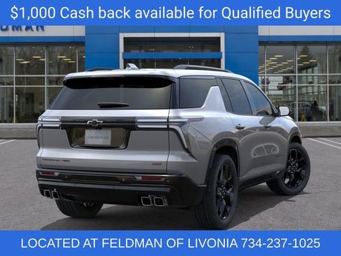 New 2026 Chevrolet Traverse RS w/ LPO, Floor Liner Package AWD/4WD image 4