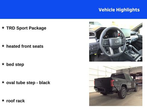 Used 2024 Toyota Tacoma TRD Sport AWD/4WD image 4