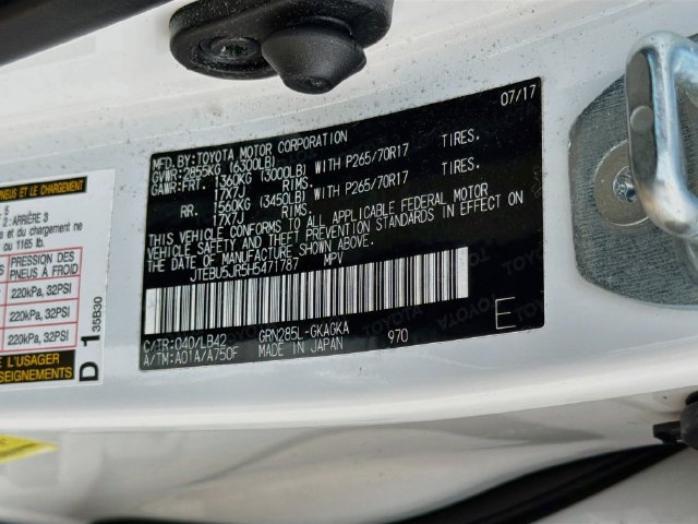 Used 2017 Toyota 4Runner SR5 Premium AWD/4WD image 42