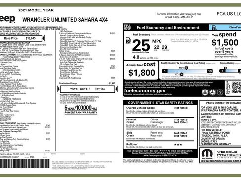 Certified 2021 Jeep Wrangler Unlimited Sahara image 4