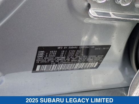 Certified 2025 Subaru Legacy Limited image 30