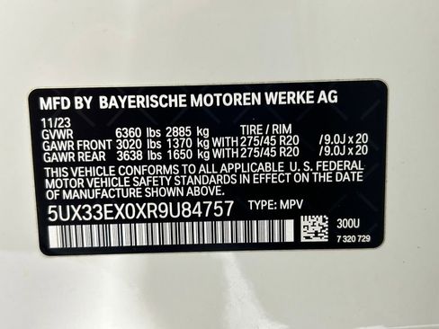 Used 2024 BMW X6 xDrive40i w/ Executive Package image 41