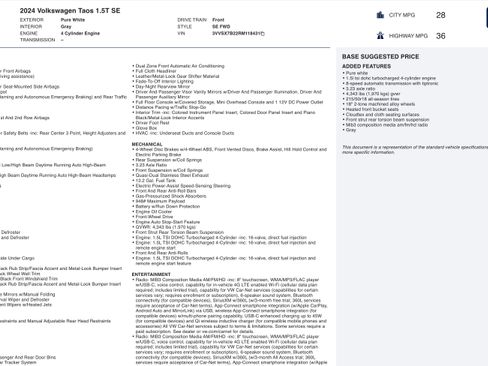 Used 2024 Volkswagen Taos SE image 5