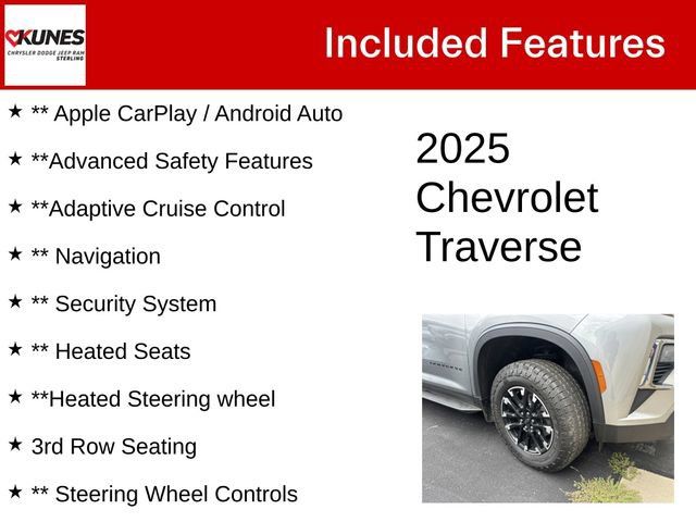 Used 2025 Chevrolet Traverse Z71 w/ Driver Confidence Package AWD/4WD image 4